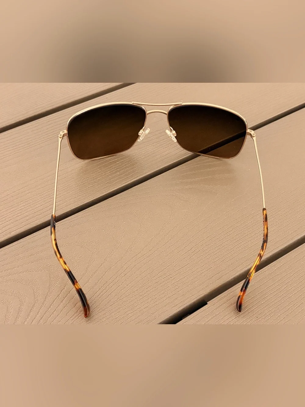 Maui Jim wiki Wiki Gold Frame Aviator Sunglasses